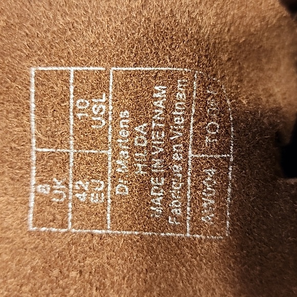 Dr Doc Martens Hilda Military Combat Boot Air Wair Moto Ladies Womens 10 NWOT - Picture 6 of 11